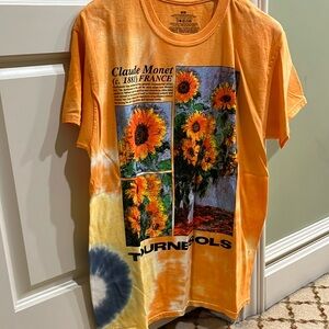 Tie Dye Claud Monet T-Shirt | Size M
